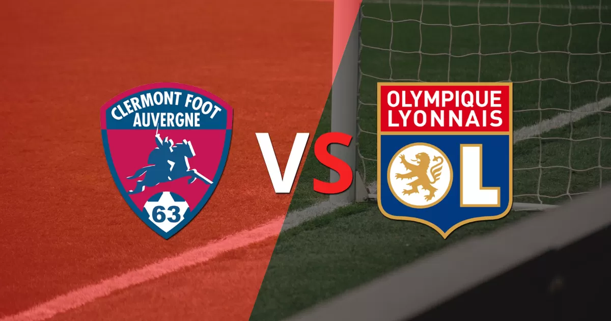 Entretiempo en el estadio Gabriel Montpied Stade: Olympique Lyon 1-1 Clermont Foot