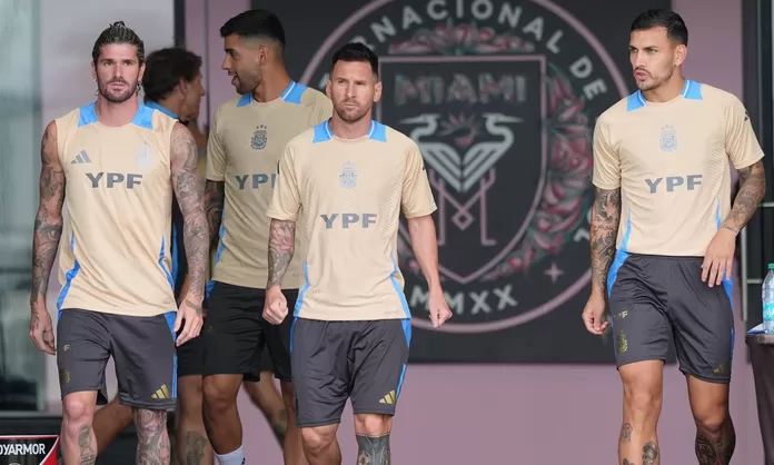 Argentina se prepara para amistoso previo a la Copa América América