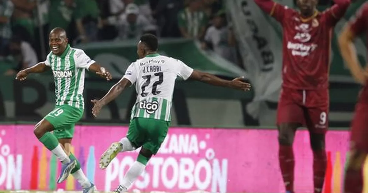 Atlético Nacional vs. Tolima: Yerson Candelo marcó golazo desde atrás de mitad de cancha