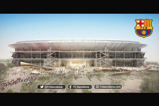 Barcelona Dio A Conocer La Maqueta Del Nuevo Camp Nou Am Rica Deportes