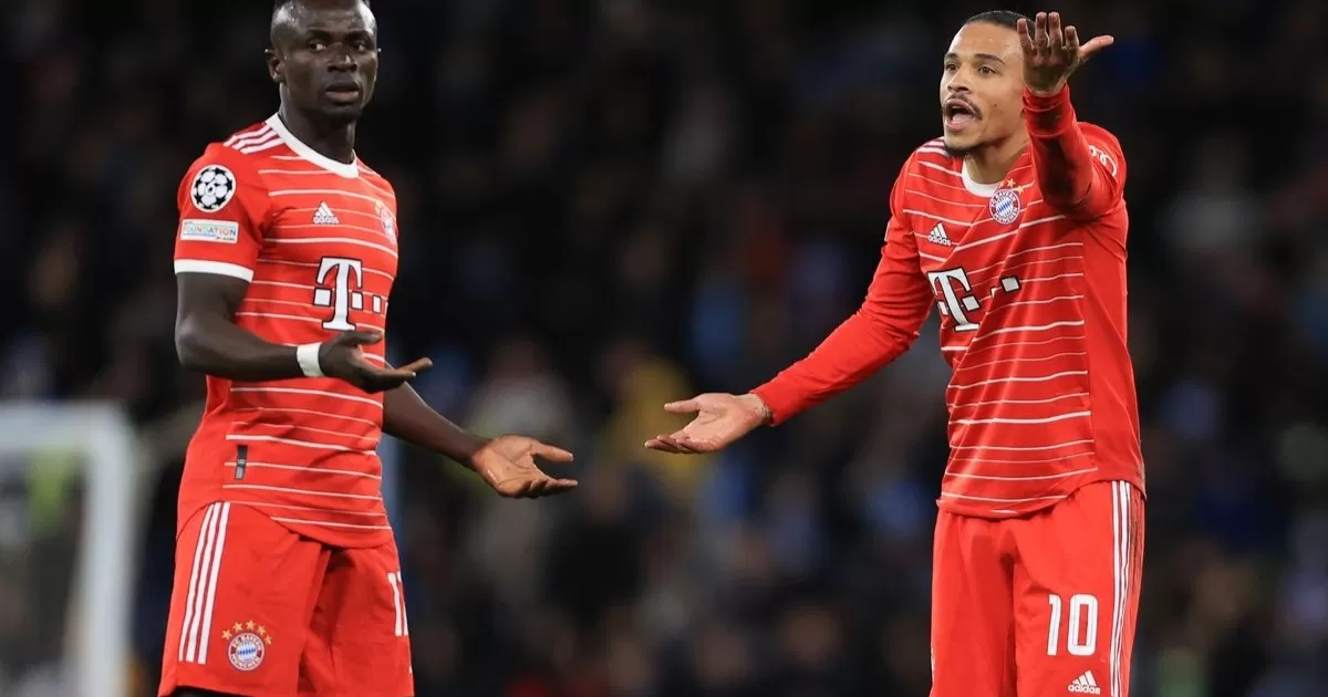 Bayern anunció la sanción contra Sadio Mané por golpear a Leroy Sané