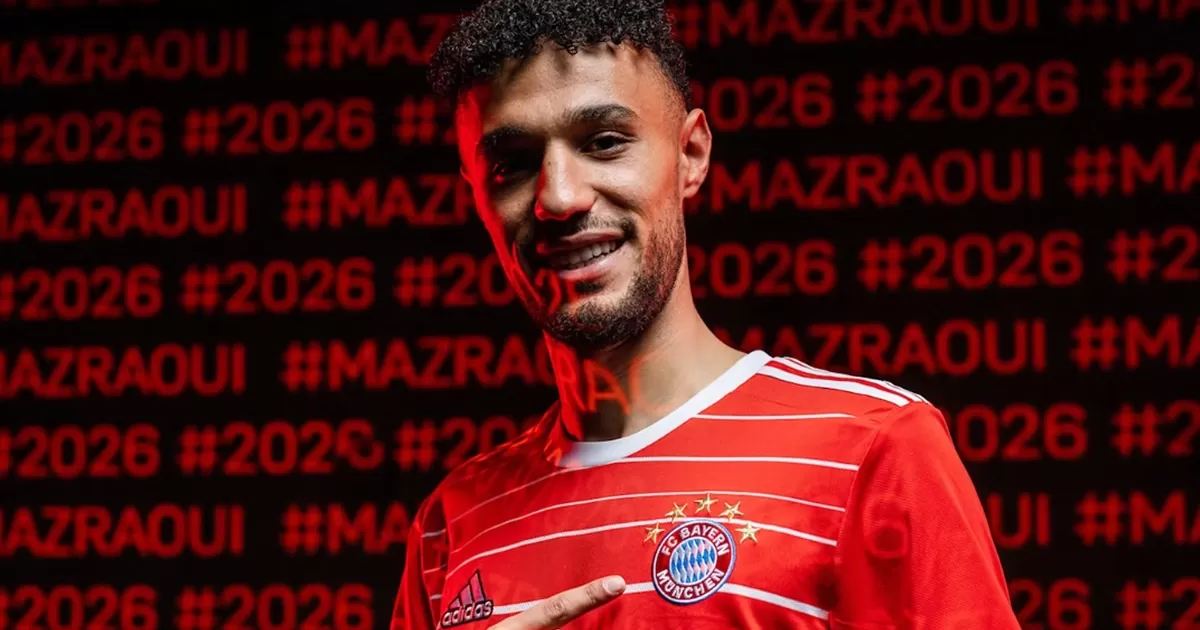 Bayern Munich oficializó el fichaje del lateral marroquí Noussair Mazraoui