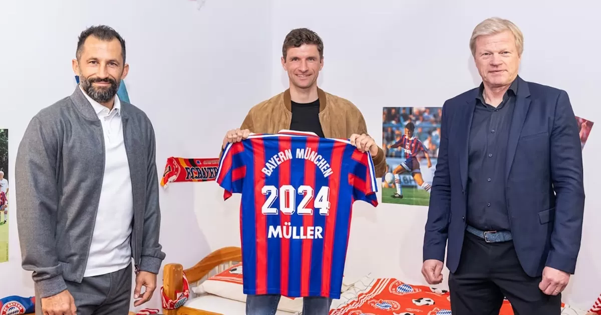 Bayern Munich renovó contrato con Thomas Müller hasta junio de 2024