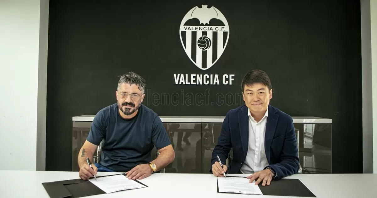 Gennaro Gattuso llega a LaLiga: El italiano es el nuevo DT del Valencia
