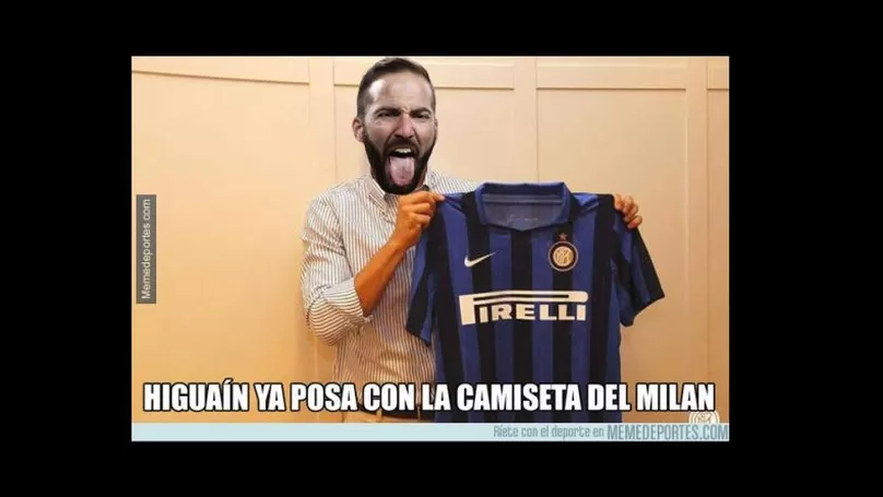 Gonzalo Higua N Fich Por El Ac Milan Y Protagoniz Divertidos Memes