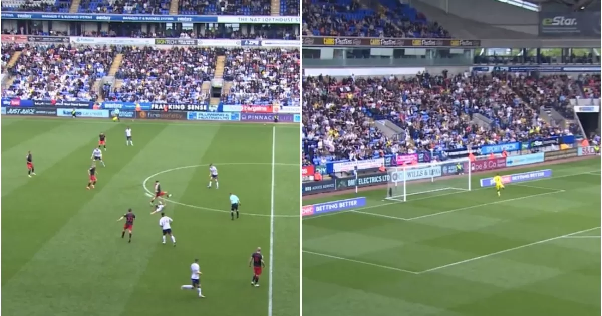 Inglaterra: Se barrió en mitad de cancha y marcó un golazo