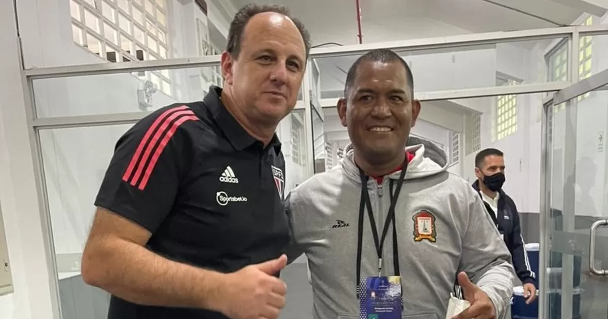 Johnny Vegas conoció a Rogerio Ceni tras partido entre Ayacucho FC y Sao Paulo