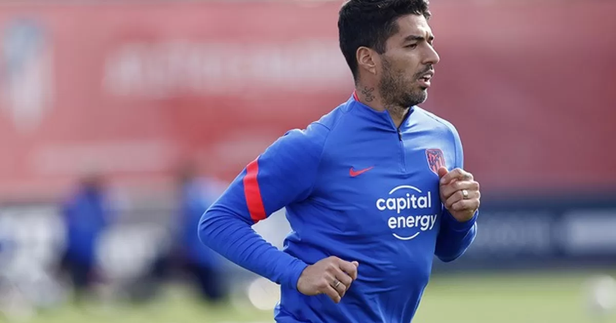 Luis Suárez ya se entrena con el Atlético a dos días del derbi