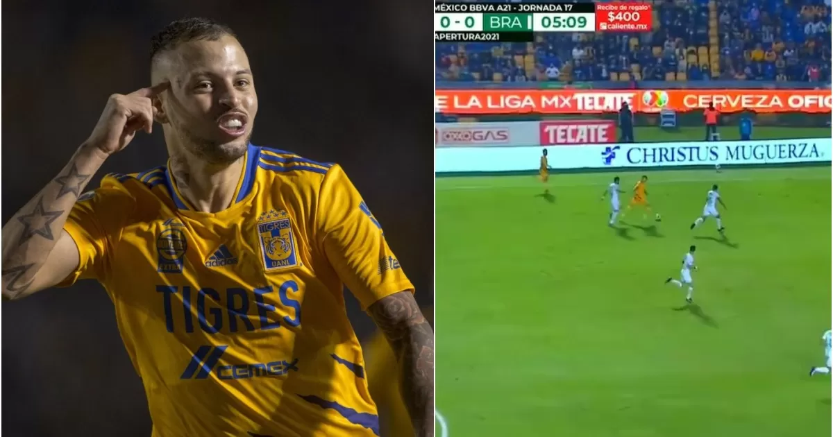 México: Nicolás López marcó un golazo para Tigres desde más de 35 metros