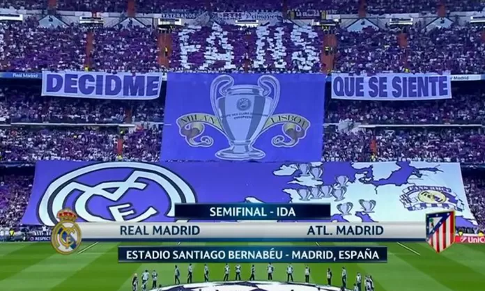 Real Madrid El Mosaico Que Mostr La Hinchada Para Recibir Al Equipo