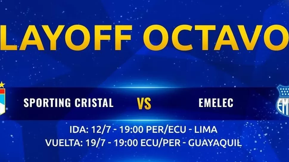 Sporting Cristal Vs Emelec Fechas Y Horas Confirmadas De Los Playoff