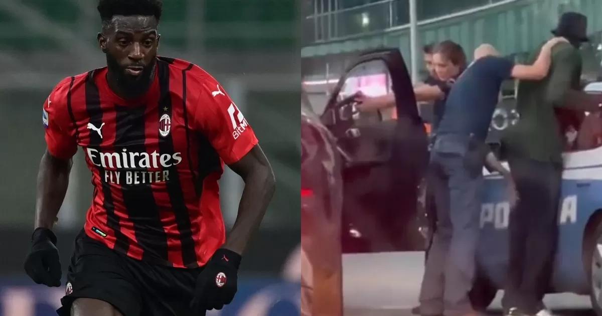 Tiémoué Bakayoko, futbolista del Milan, intervenido por la policía a punta de pistola