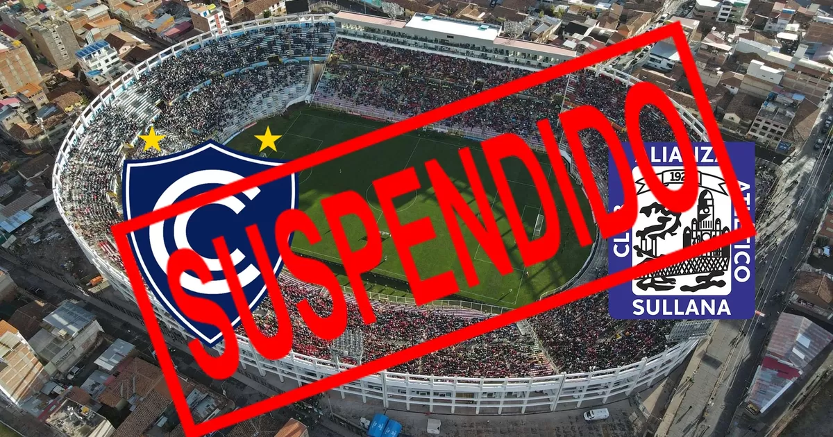 The FPF announced the rescheduling of the match between Cienciano and Alianza Atlético de Sullana.