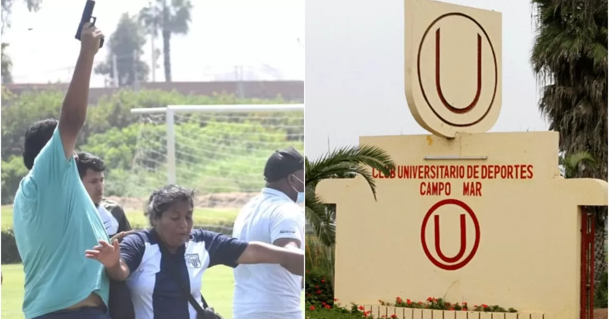 Universitario vs. Alianza Lima: Subject fired shots during a youth classic at Campo Mar.