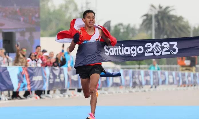 Christian Pacheco ganó la medalla de oro en la Maratón de los Juegos