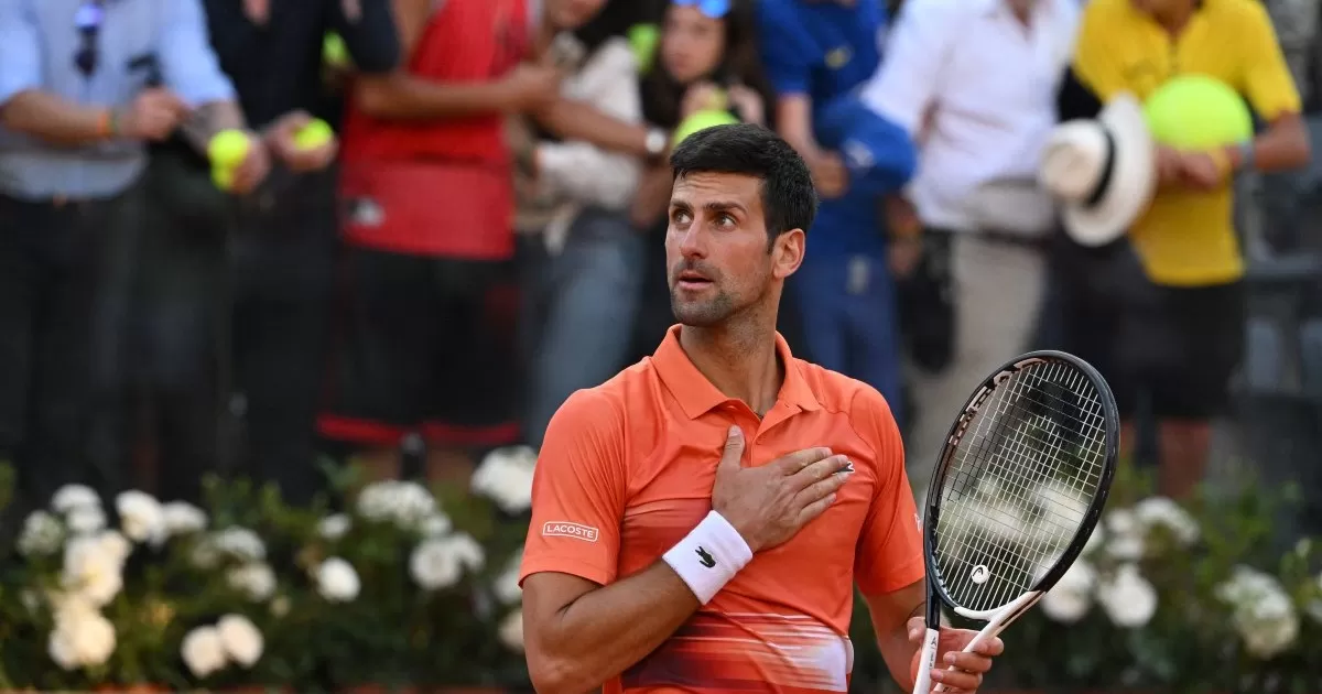Djokovic derrotó a Wawrinka y avanzó a cuartos del Masters 1000 de Roma
