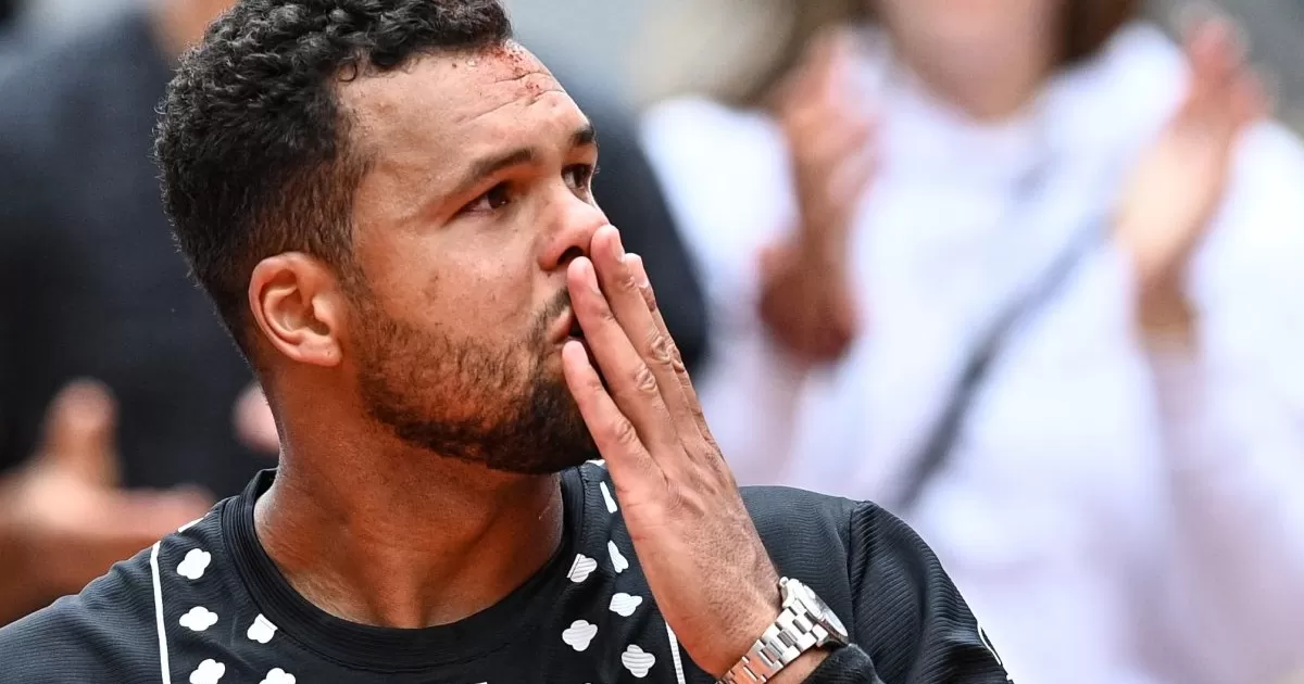 Roland Garros: Tsonga rompió en llanto en su último punto como profesional