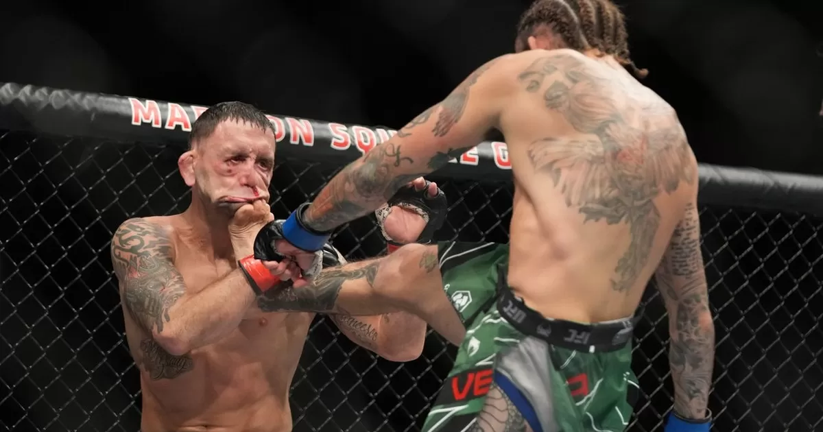 UFC: Frankie Edgar quedó irreconocible cuando recibió patada que lo noqueó