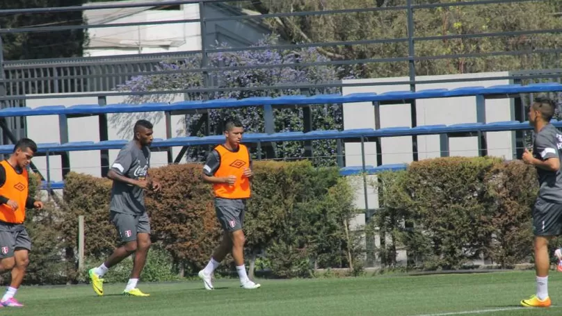 Así entrenó este martes la selección peruana en Santiago America deportes