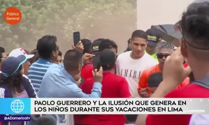 Paolo Guerrero Caus Sensaci N En Clausura De Academia De Su Hermano