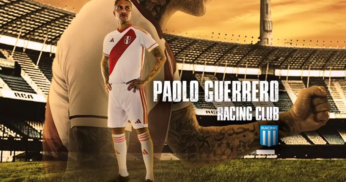 Paolo Guerrero recibió un mensaje de la selección peruana tras su fichaje por Racing Club