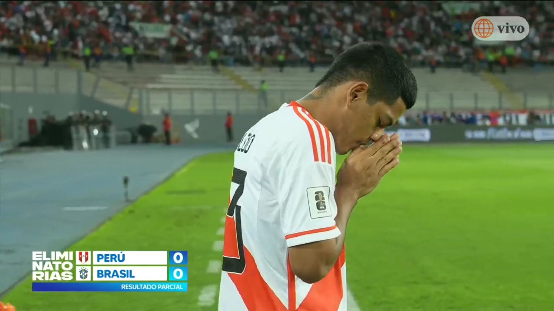 Perú vs Brasil Joao Grimaldo ingresó para el segundo tiempo e hizo su