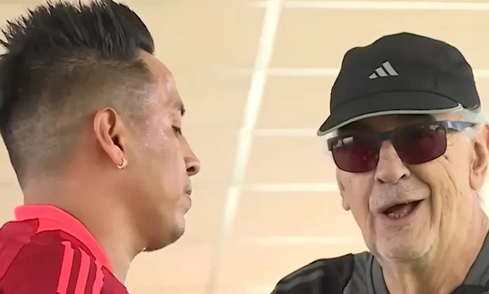 El reencuentro entre Christian Cueva y Jorge Fossati América Deportes