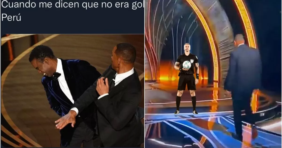 Memes del golpe de Will Smith a Chris Rock ligados a la polémica en el Uruguay vs. Perú
