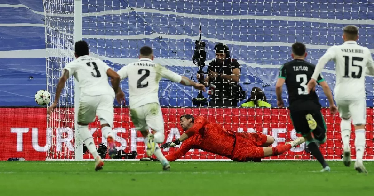 Real Madrid vs. Celtic: Impresionante penal atajado por Thibaut Courtois
