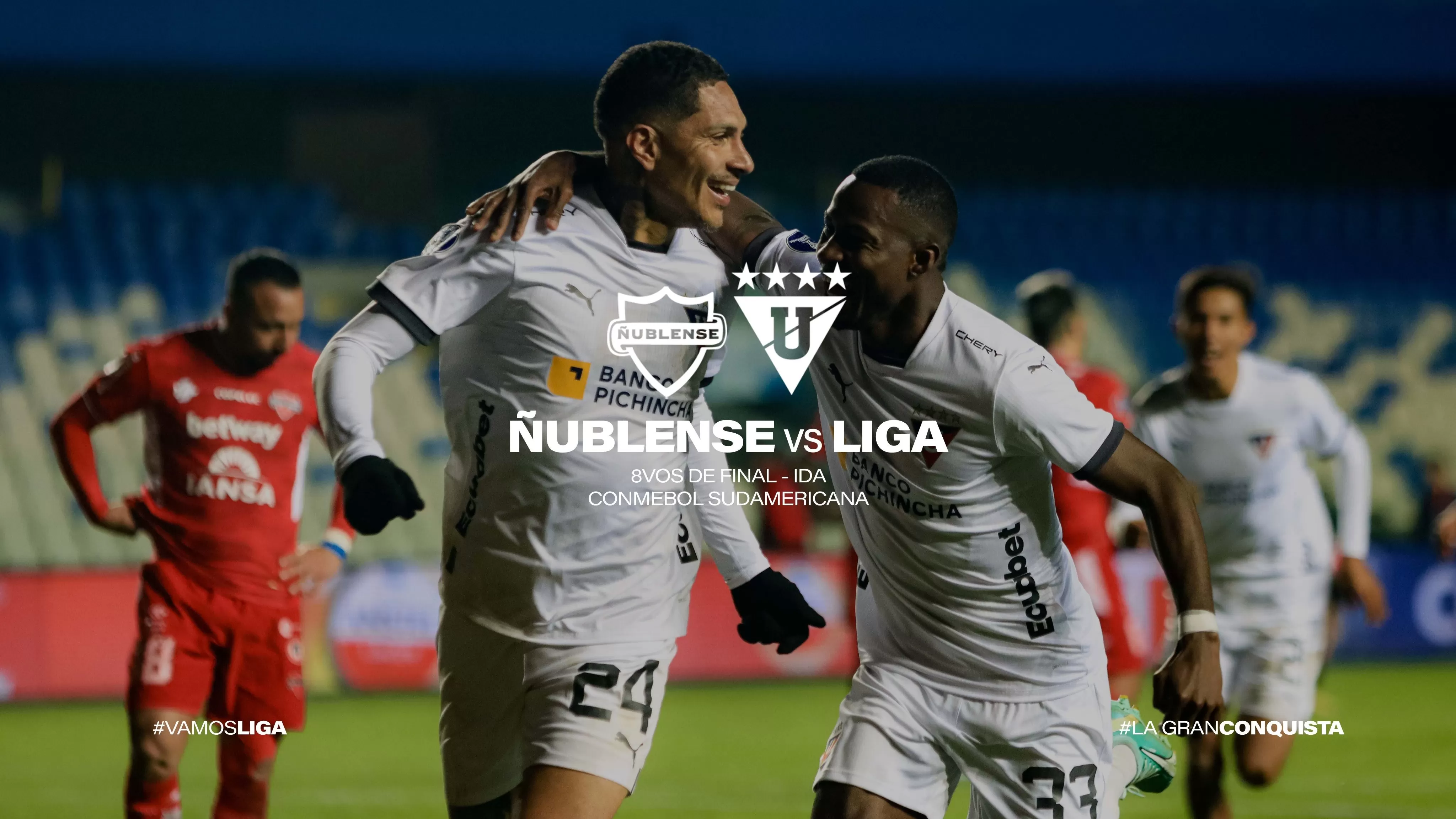 LDU vs. Ñublense por los octavos de final de la Copa Sudamericana. | Foto: LDU