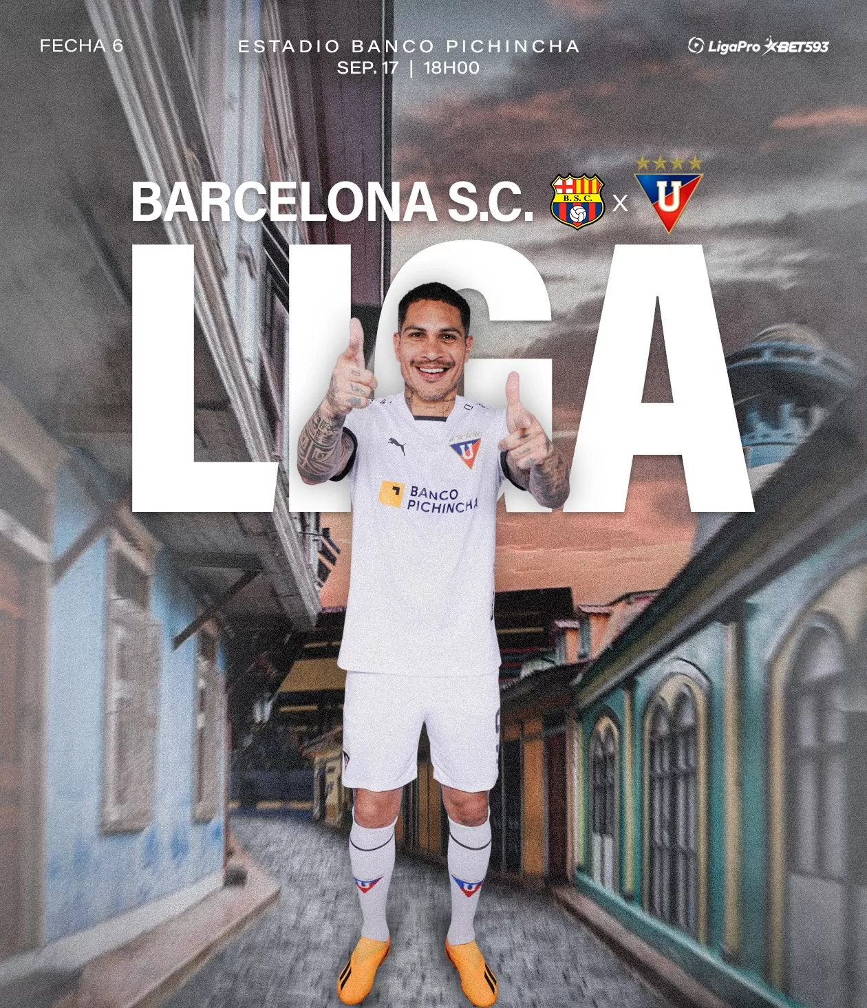 Paolo Guerrero delantero de LDU de Quito. | Foto: LDU