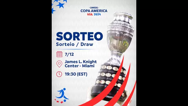 Sorteo de la Copa América 2024. | Foto: Copa América.