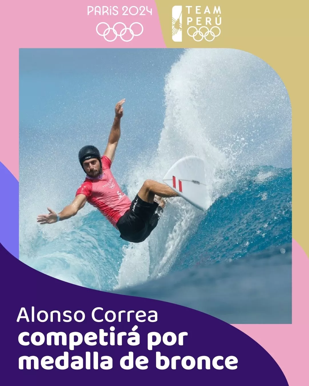 Alonso Correa competirá por la medalla de bronce en París 2024. | Foto: COP.