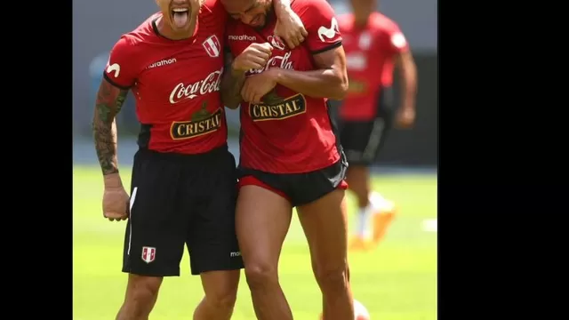 Wilder Cartagena se sumó a los entrenamientos de la selección peruana