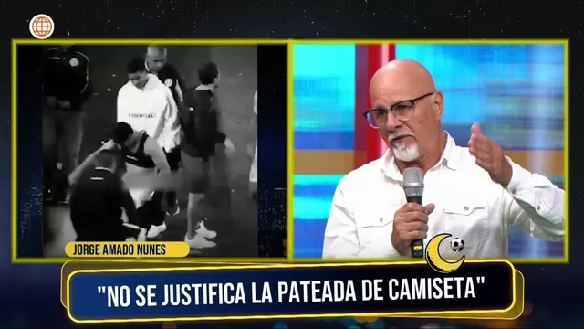 Universitario: Jorge Amado Nunes, el Cenizo, disgustado con el Tunche Rivera por acción con camiseta. | Desvelados por el Mundial / América