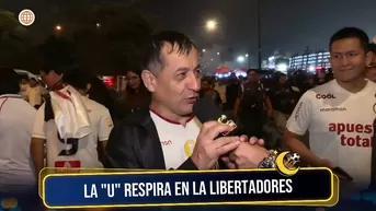 Reacción de los hinchas de Universitario tras triunfazo en Copa