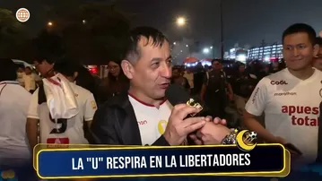 Reacción de los hinchas de Universitario tras triunfazo en Copa
