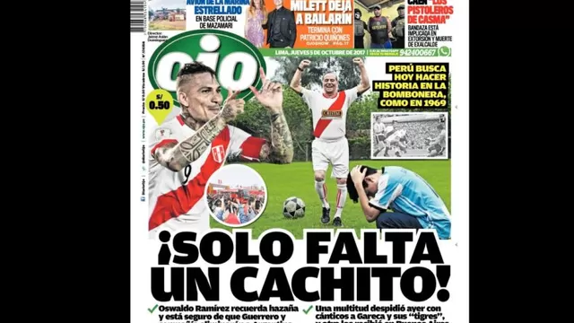 Argentina vs. Perú: las portadas de la prensa nacional en la previa-foto-3