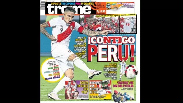 Argentina vs. Perú: las portadas de la prensa nacional en la previa-foto-4