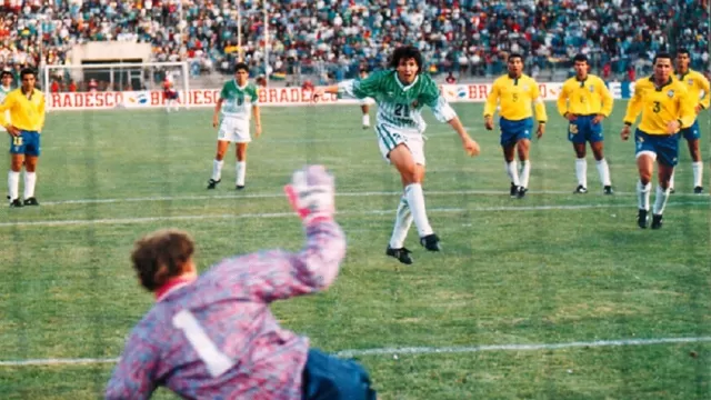 Bolivia vs. Brasil en 1993. Foto: Historia de Bolivia en el fútbol
