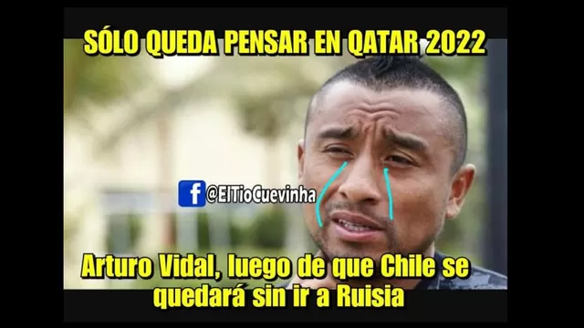 Chile quedó fuera del Mundial Rusia 2018 y protagonizó estos memes-foto-13