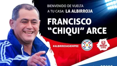 &#39;Chiqui&#39; Arce fue designado como nuevo director técnico de Paraguay