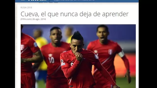 Christian Cueva: FIFA destacó la carrera del &#39;10&#39; de la selección peruana