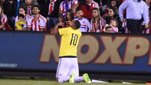 Colombia derrotó 1-0 de visita a Paraguay con golazo de Edwin Cardona