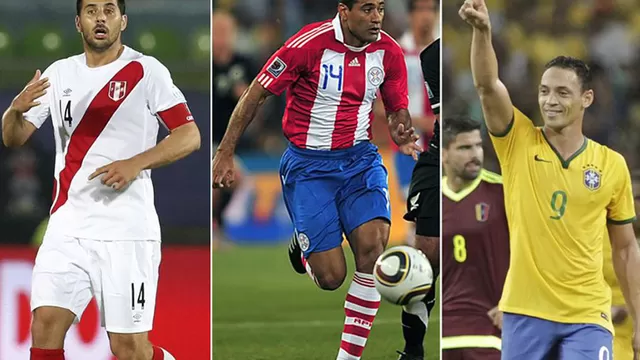 Pizarro (Per&amp;uacute;), Da Silva (Paraguay) y Oliveira (Brasil).