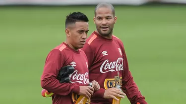 Cueva y Rodr&amp;iacute;guez en el entrenamiento de la Selecci&amp;oacute;n.