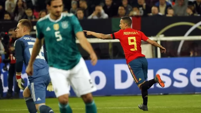 España vs. Alemania: Rodrigo anotó el 1-0 de la &#39;Roja&#39; tras gran pase de Iniesta