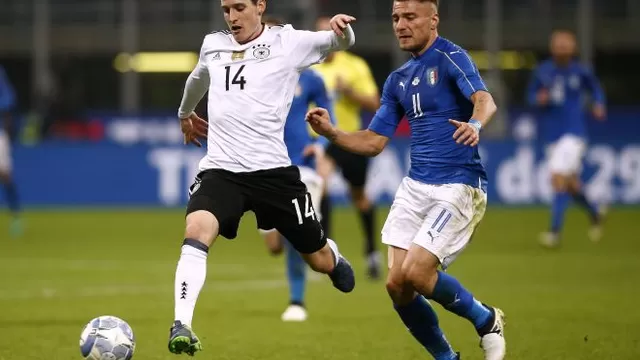 Gianluca Lapadula no jugó: Italia y Alemania igualaron sin goles