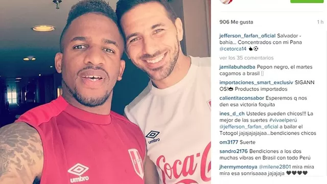 Farf&amp;aacute;n celebrando su gol ante Paraguay.-foto-2