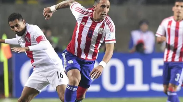 Lucas Barrios, delantero de la selecci&amp;oacute;n paraguaya.